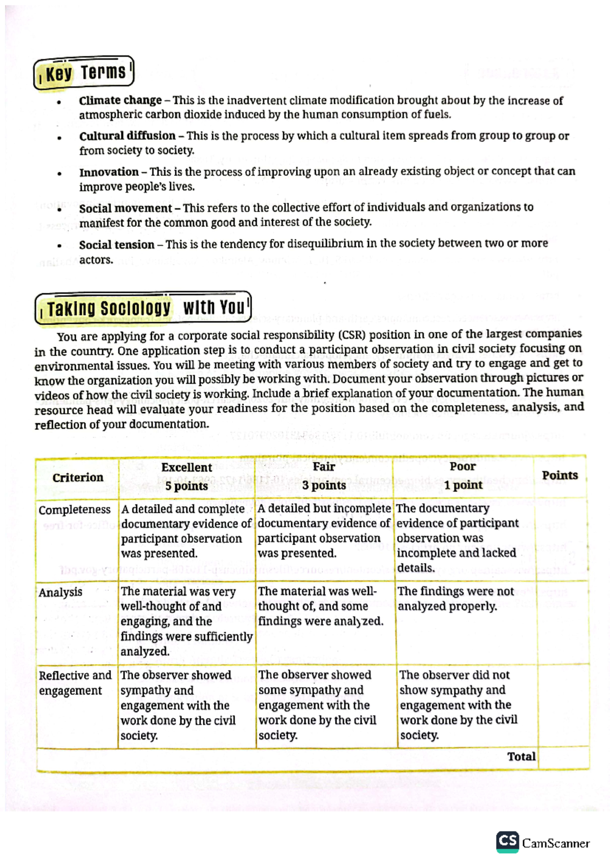UCSP MOD 10-11 - Key Concepts and Observations in Society and Change ...