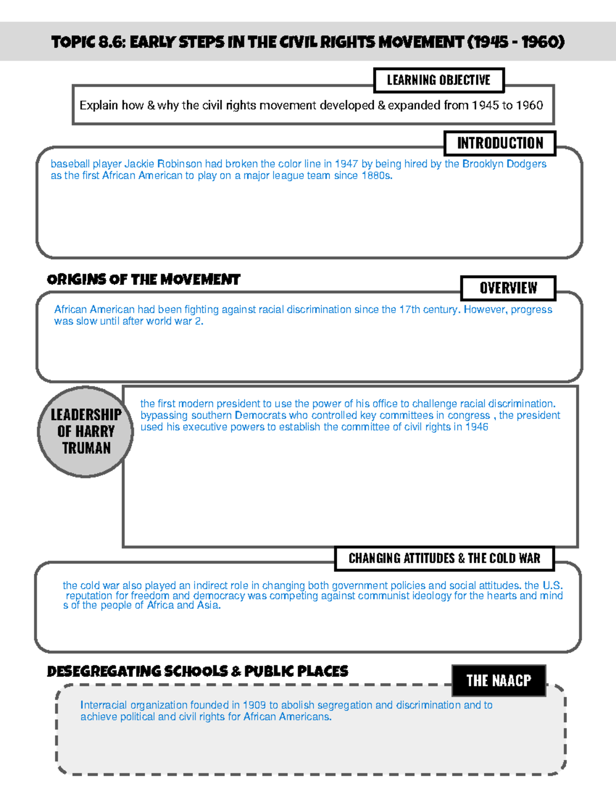 8 - rtghtyuijghmgjhjmghm - Explain how & why the civil rights movement ...