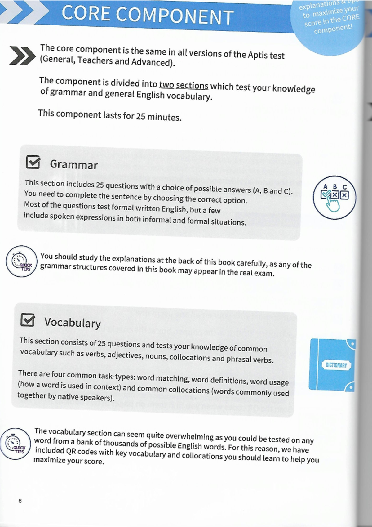 Aptis Advanced - Core Component - Test 1 Summary and Insights - Studocu