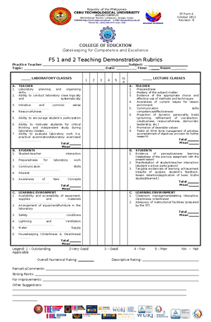 [Solved] mga uri ng tula lesson outline - Education (BEED1) - Studocu