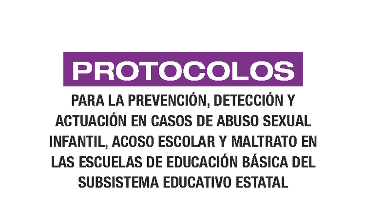 Protocolo de Atención para la Prevención de Abuso y Acoso Escolar - Studocu