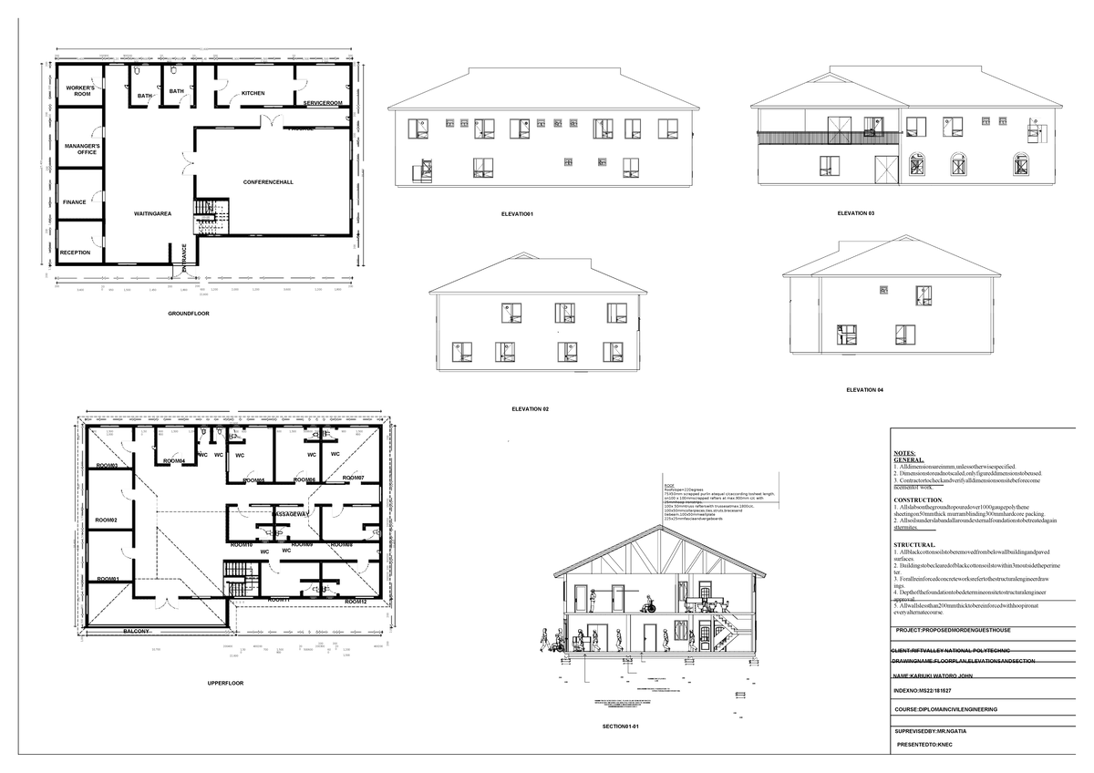 Drafting Architectural Floor Plans and Elevations (Course Code: DIP ...