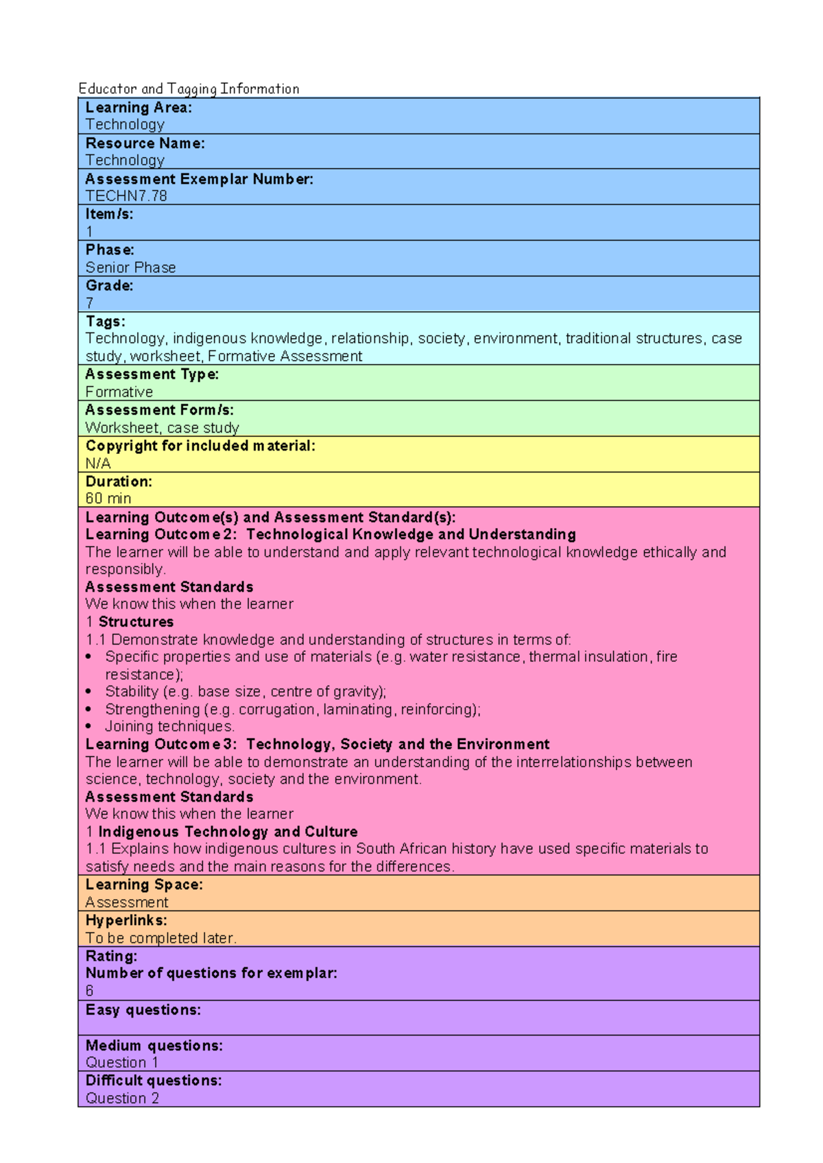 TECHN7.78 - Lesson Prep: Technology Assessment Case Study - Studocu