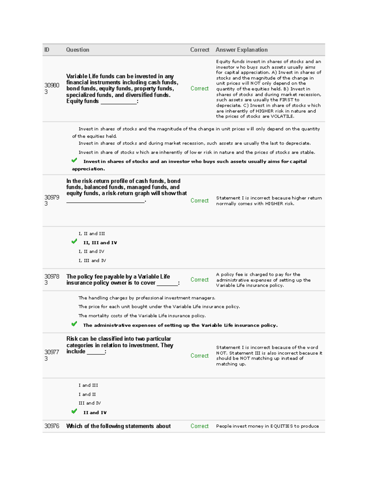 VUL Final Exam with Answers - Comprehensive Review and Key Explanations ...