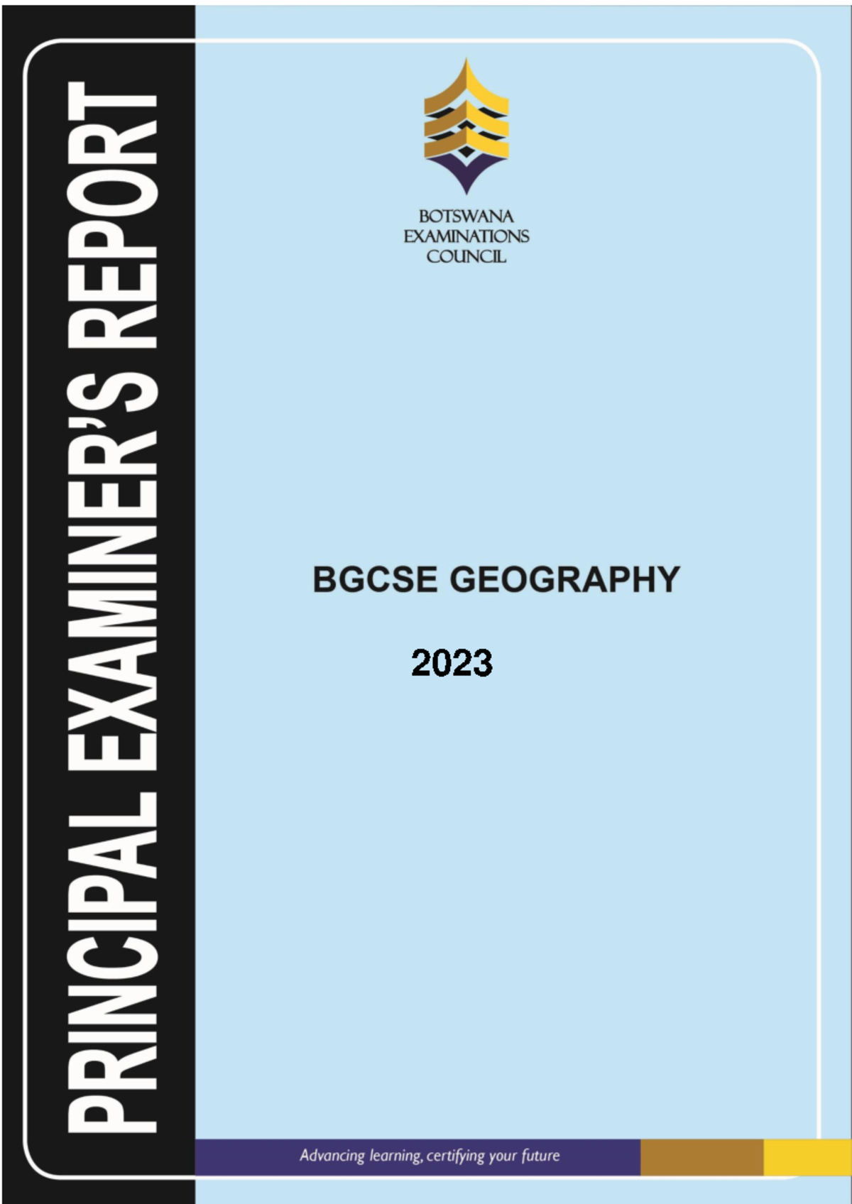0584 Geography 2023: Principal Examiners Report on Candidate ...