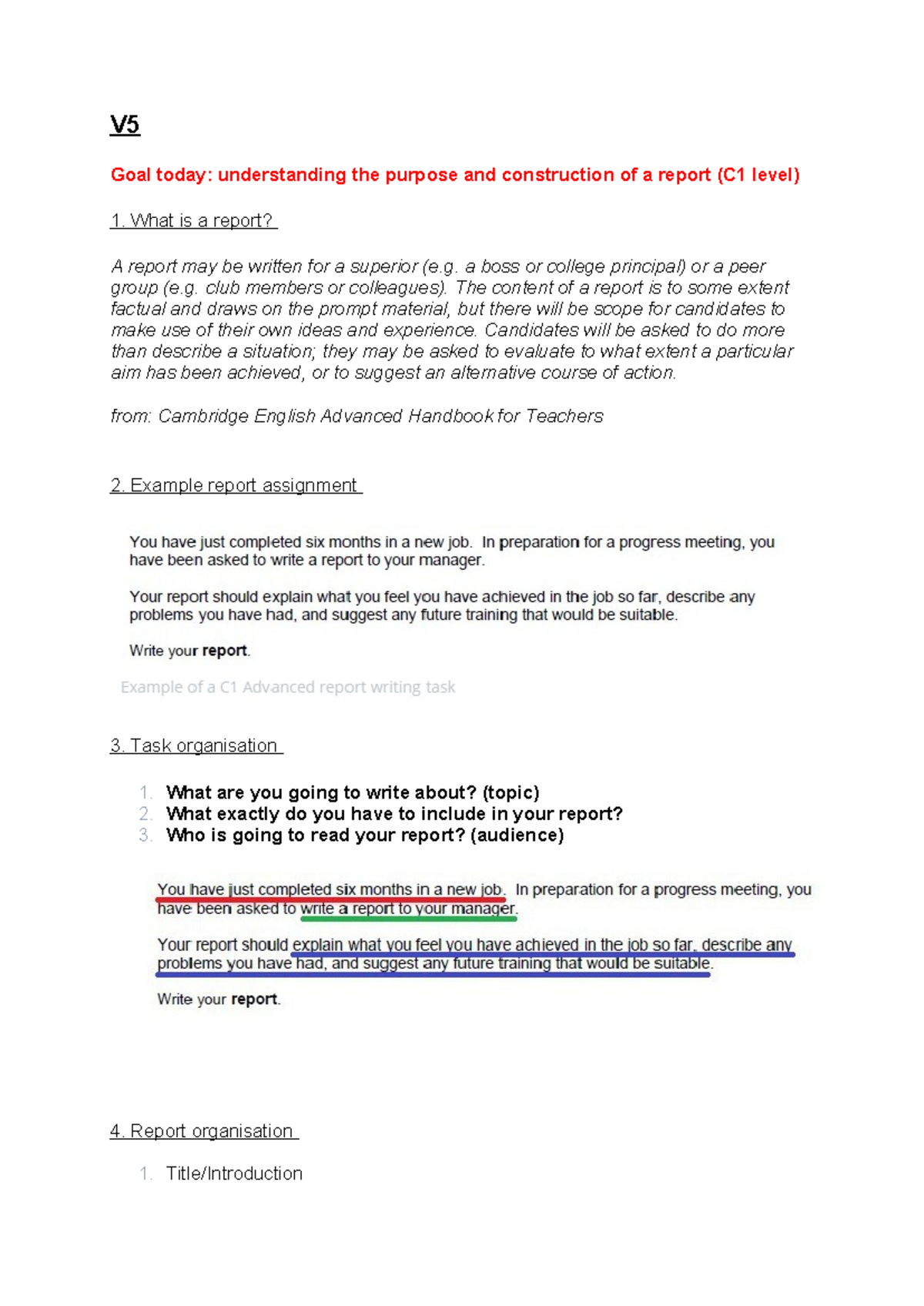 C1 Level Report Writing: Purpose, Structure, and Language Tips ...