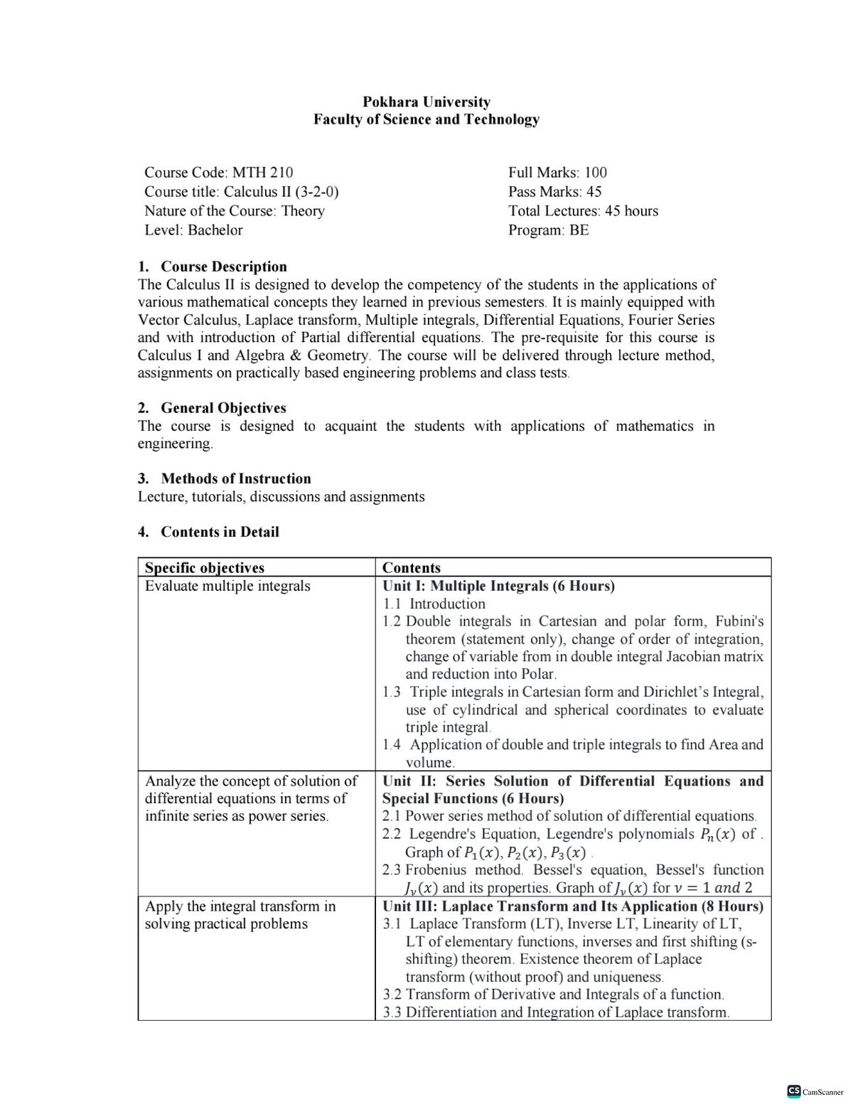 Computer Engineering Syllabus for 3rd Semester (New) 2022 - Studocu