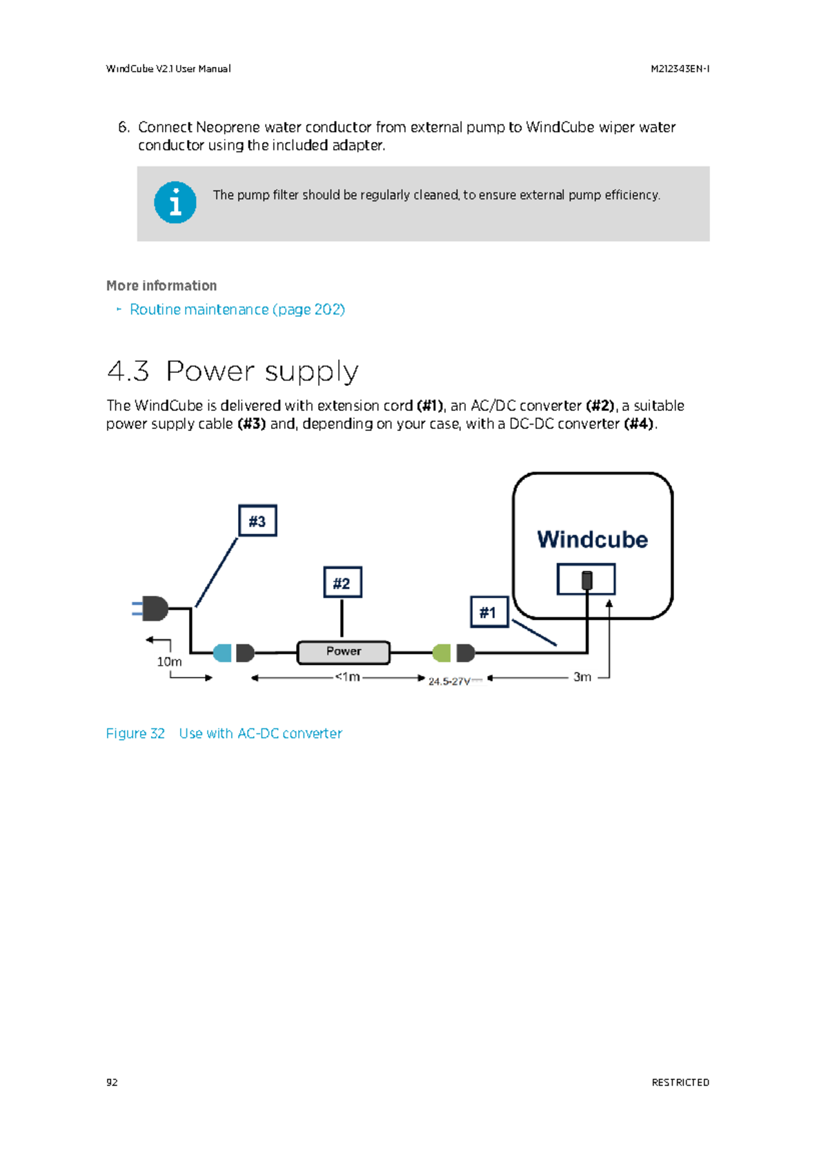 WindCube V2.1 User Manual: Power Supply Installation Guide - Studocu