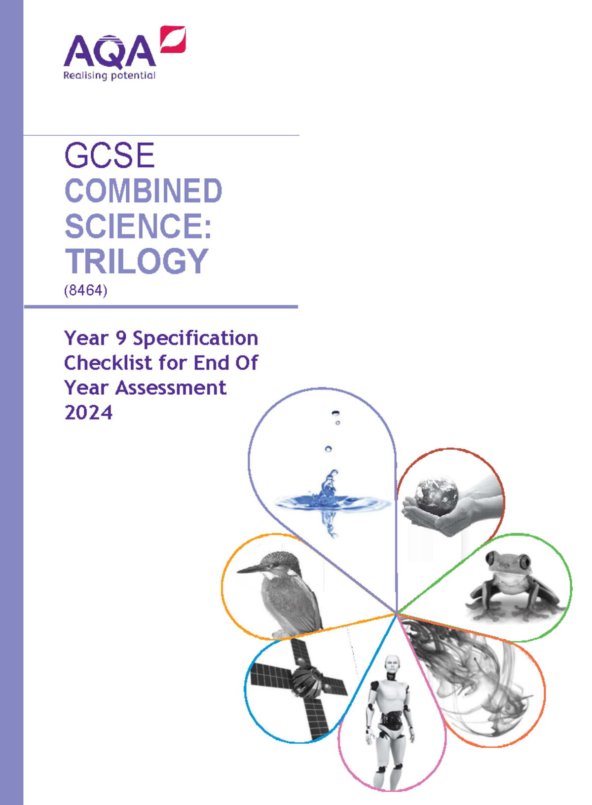 Year 9 GCSE Combined Science: Trilogy (8464) End of Year Exam Checklist ...