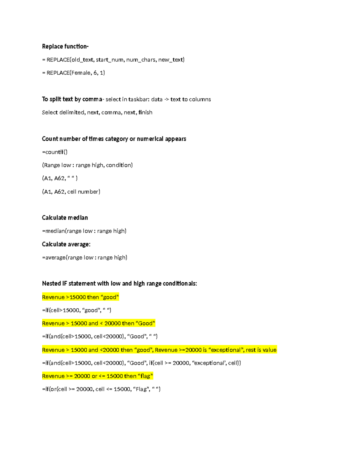 DAT325 Project 3 notes - Replace function- = REPLACE(old_text, start ...
