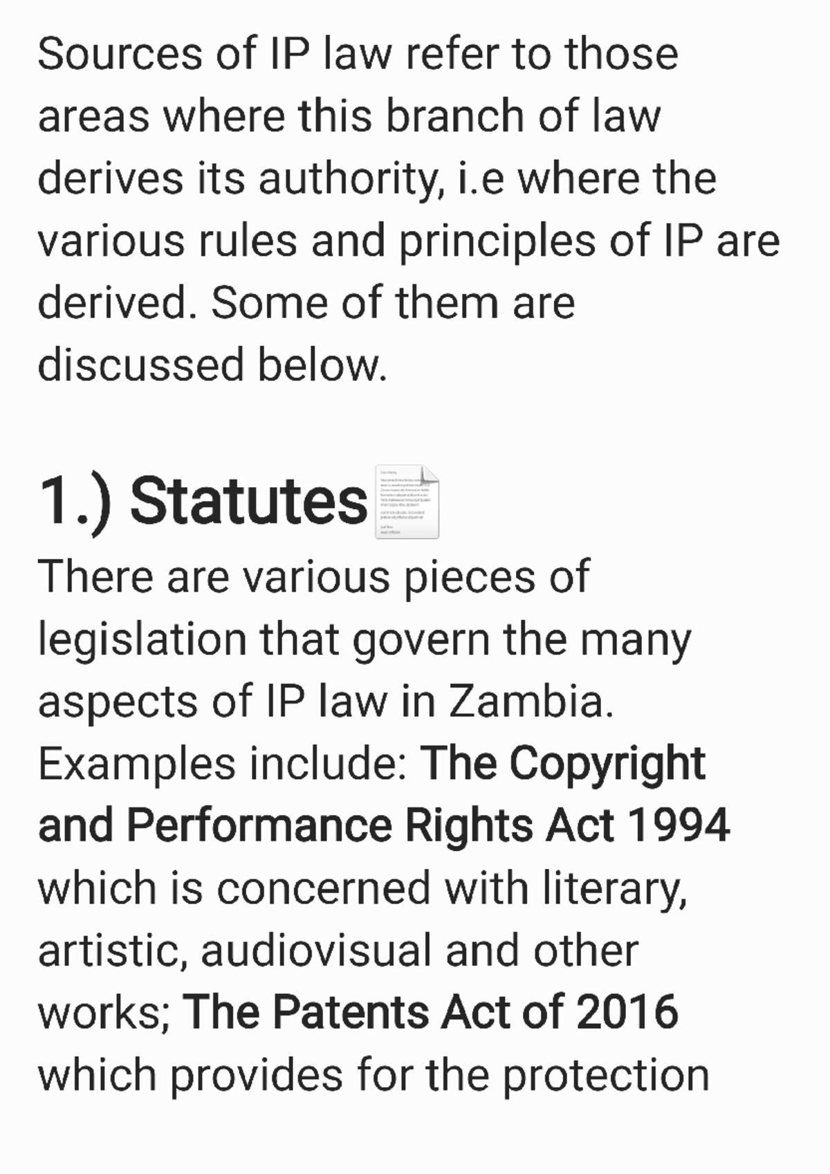 Sources of IP Law: Statutes, International Law, and Common Law (221113 ...