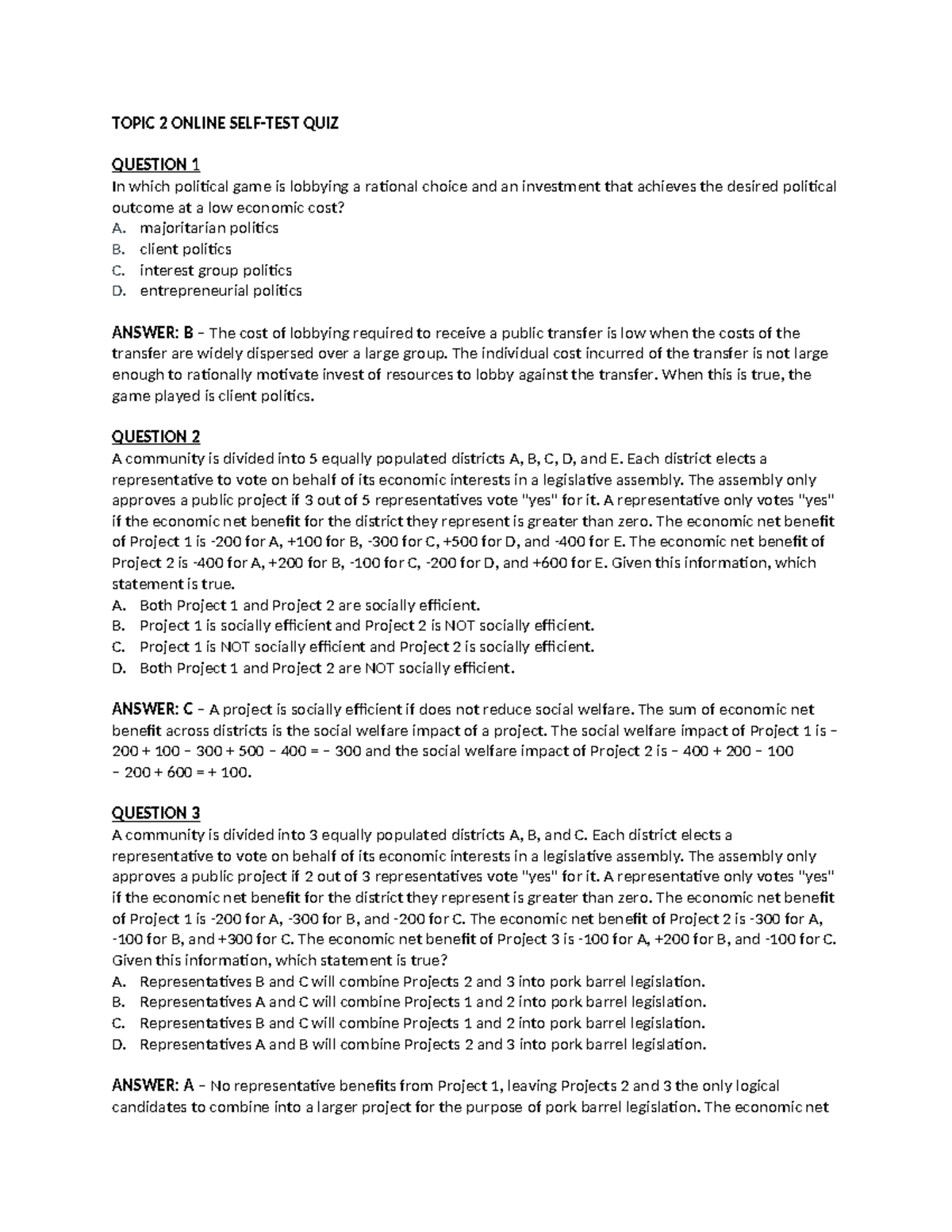 Final Exam Study Guide for PSY 101: Introduction to Psychology - TOPIC ...