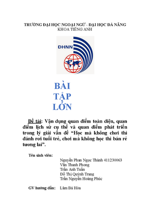 [Solved] lao ng v ngn ng c vai tr nh th no trong s hnh thnh thc - Triết ...