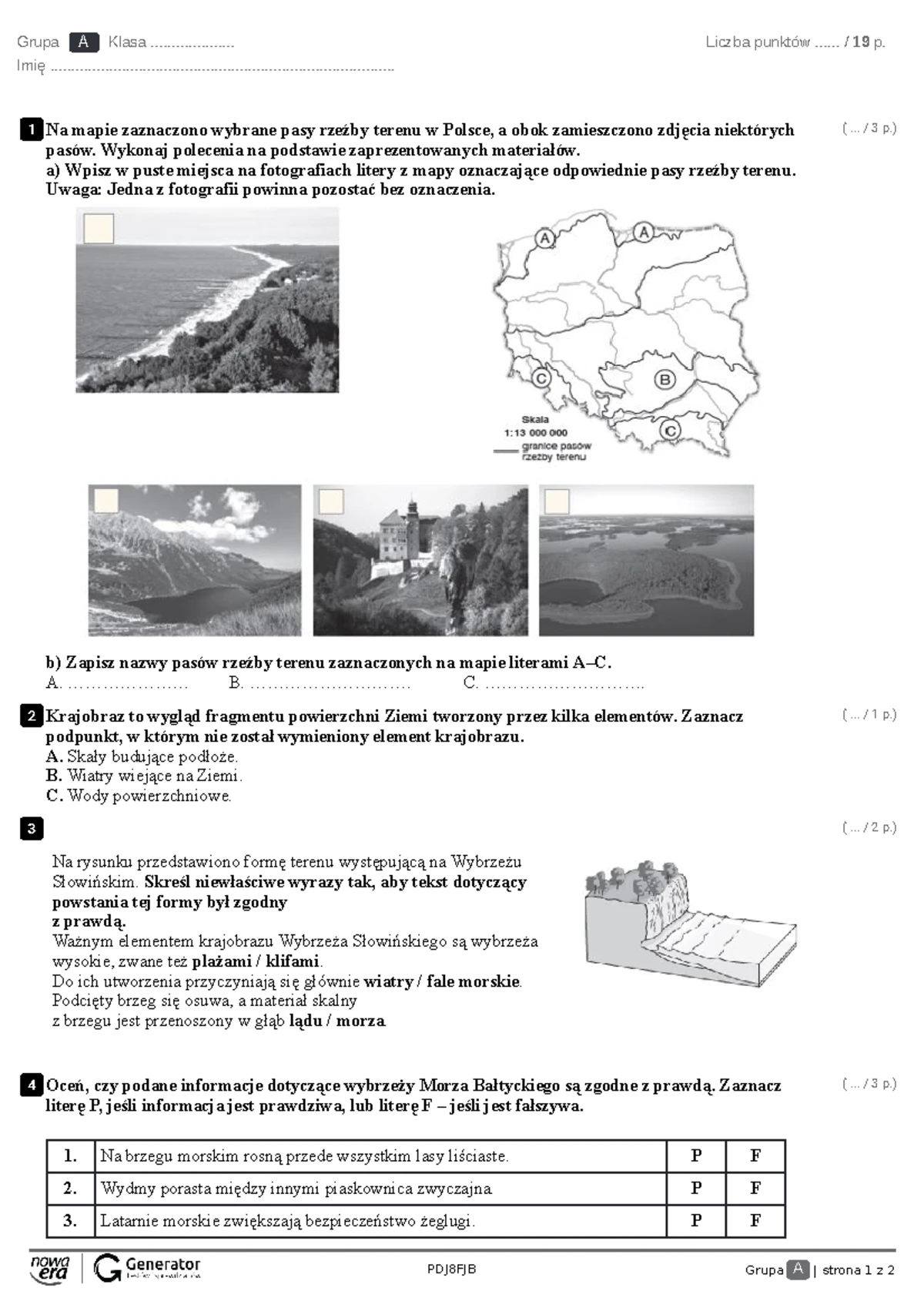 środowisko Geograficzne Polski Sprawdzian Cz.2 www.studocu.com