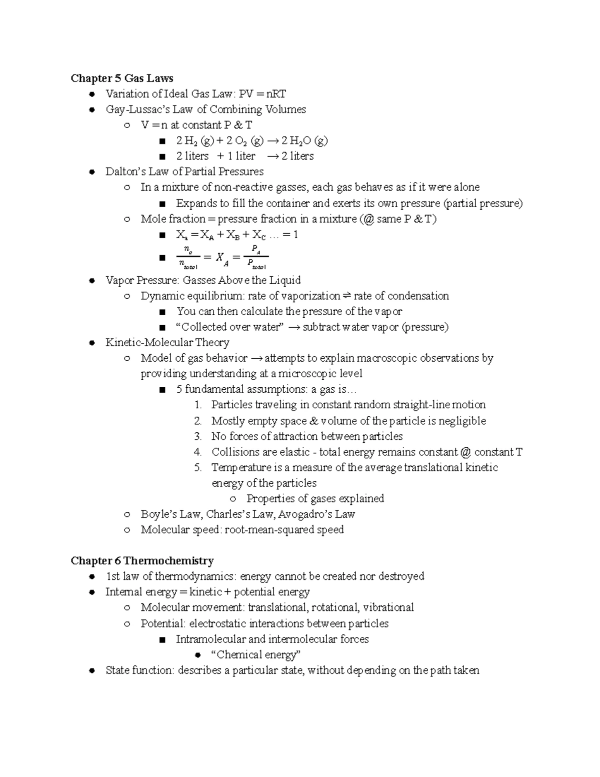 CHEM-11B Notes 18-19 - Claudia Novack, Spring 2022 - CHEM-11B Notes ...