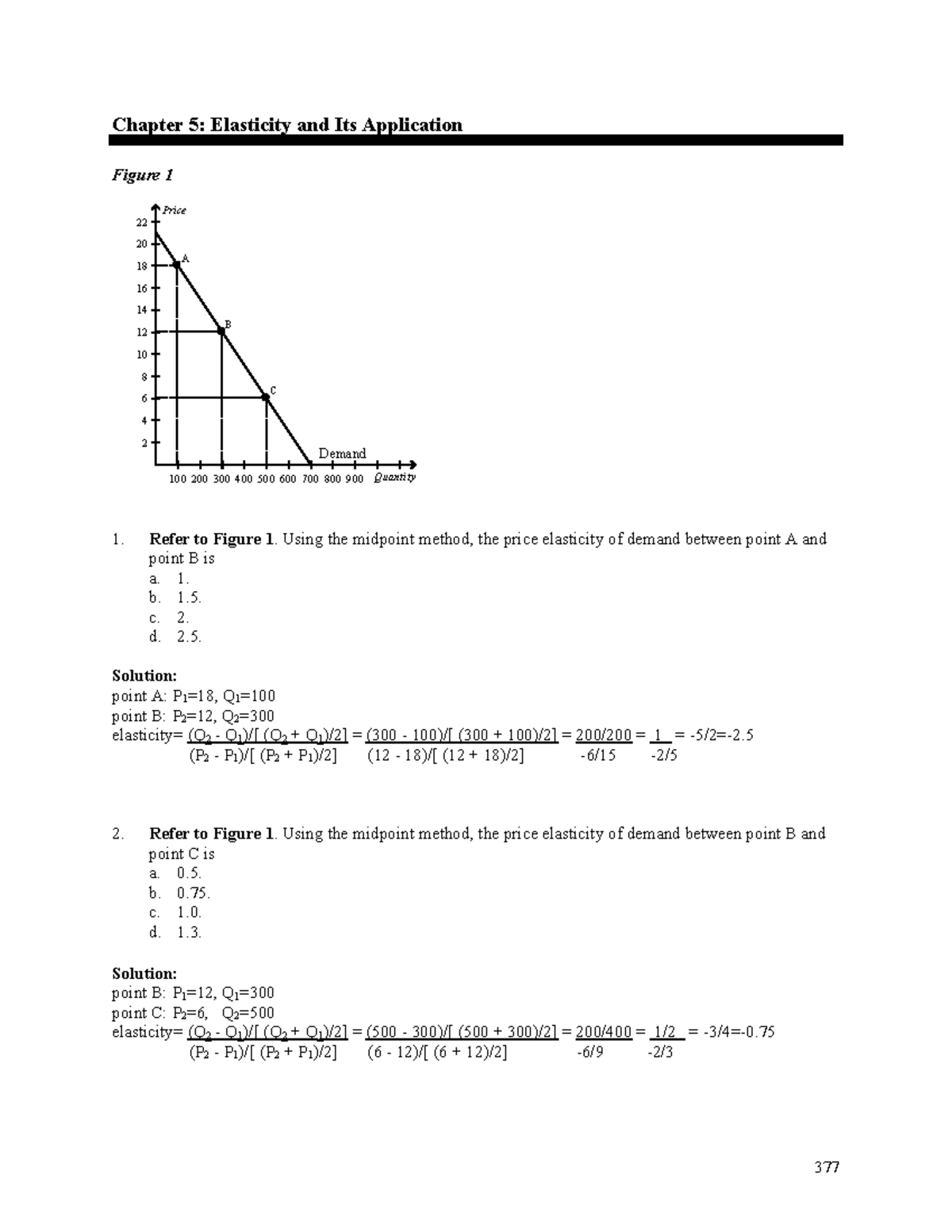 Chapter 5: Elasticity and Its Application - Econ Quiz - Studocu