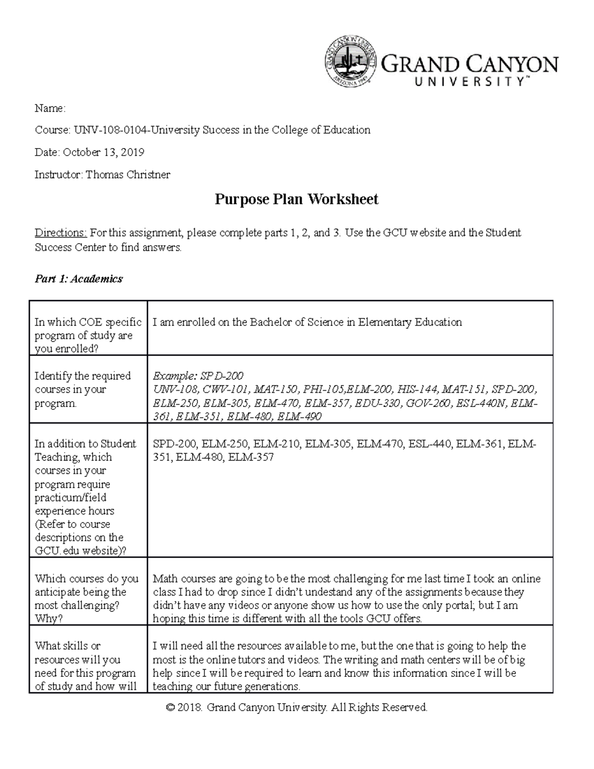 UNV-108-0104 Purpose Plan for College Success: A Comprehensive Guide ...