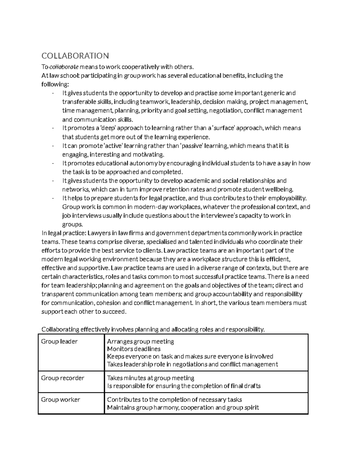 Ethics Law and Justice: Key Module Questions and Collaborative Notes ...