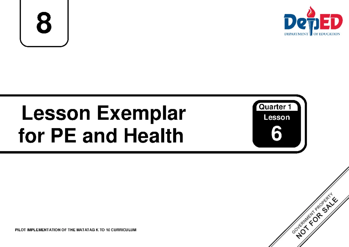Q1 LE Music and Arts 8 Lesson Exemplar: Pilot Implementation Guide ...