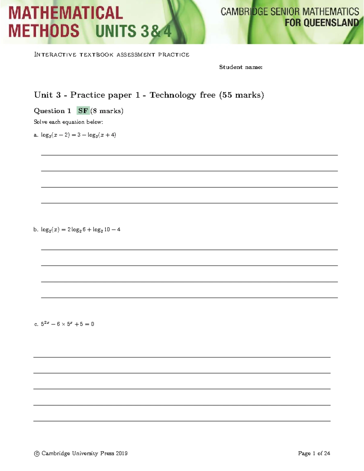 Lecture notes, lecture 1 - . 1B METHODS LECTURE NOTES Richard Jozsa ...