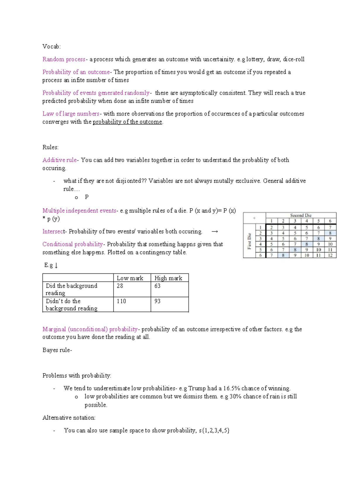04 Seminar - Probability Concepts and Applications - Studocu