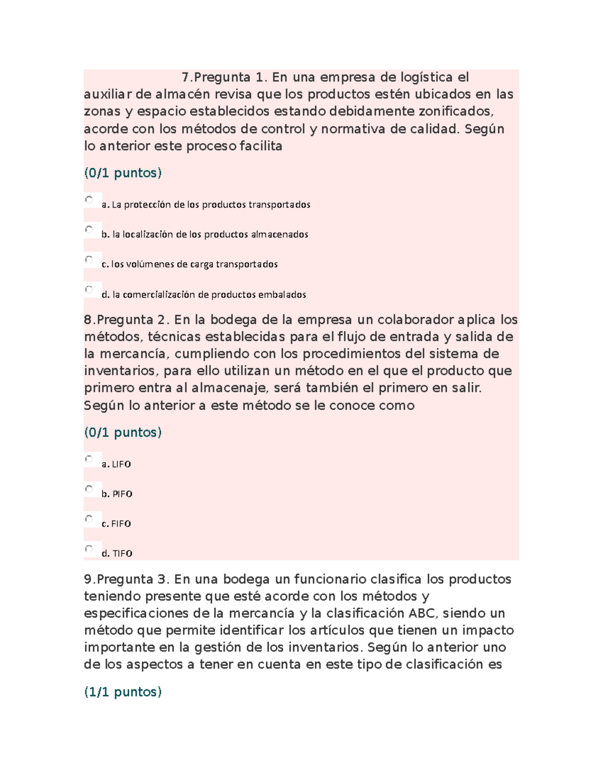 Examen Final SENA: Control y Gestión de Inventarios - Studocu