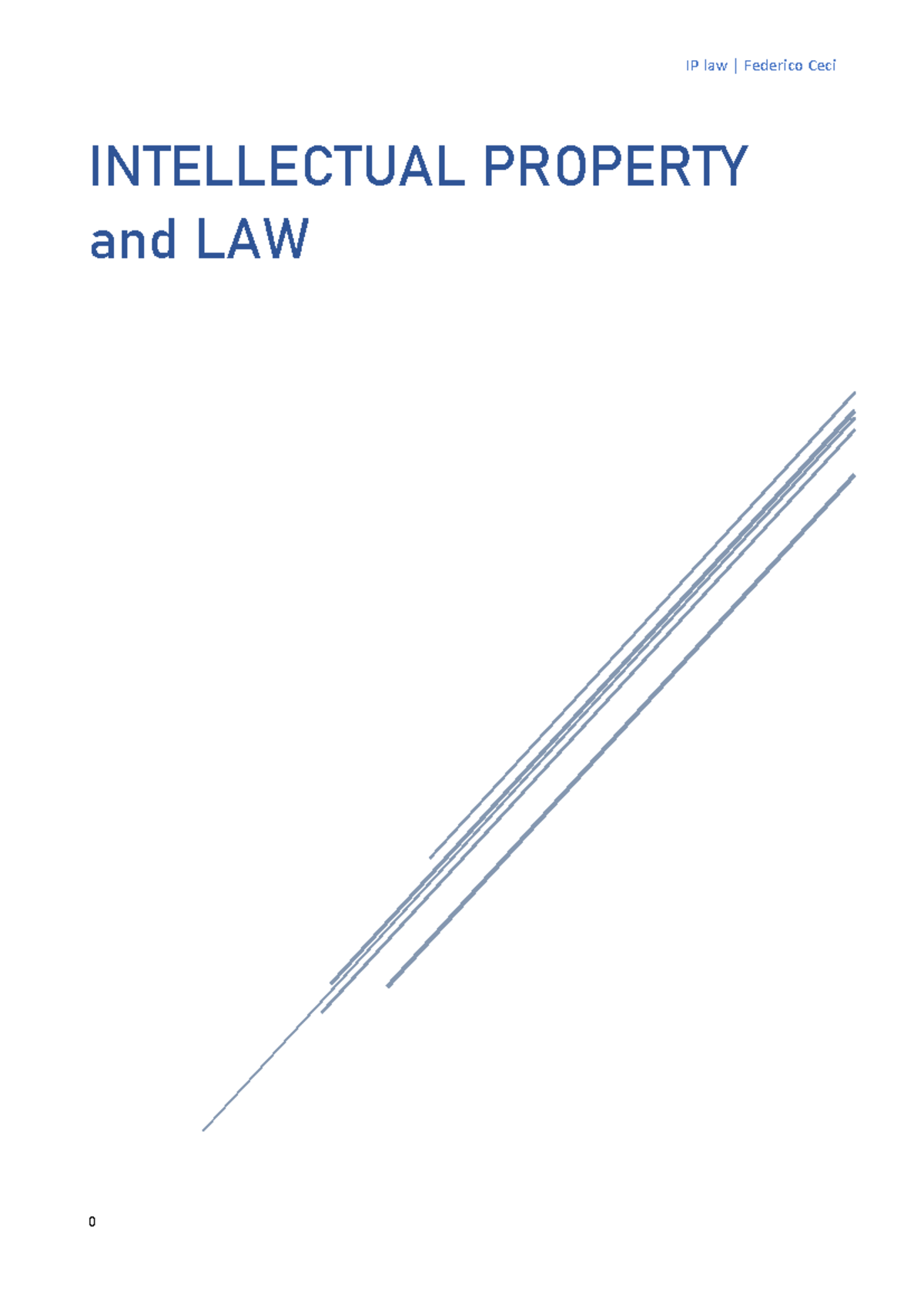 IP LAW Bocconi - IP law notes - INTELLECTUAL PROPERTY and LAW The ...