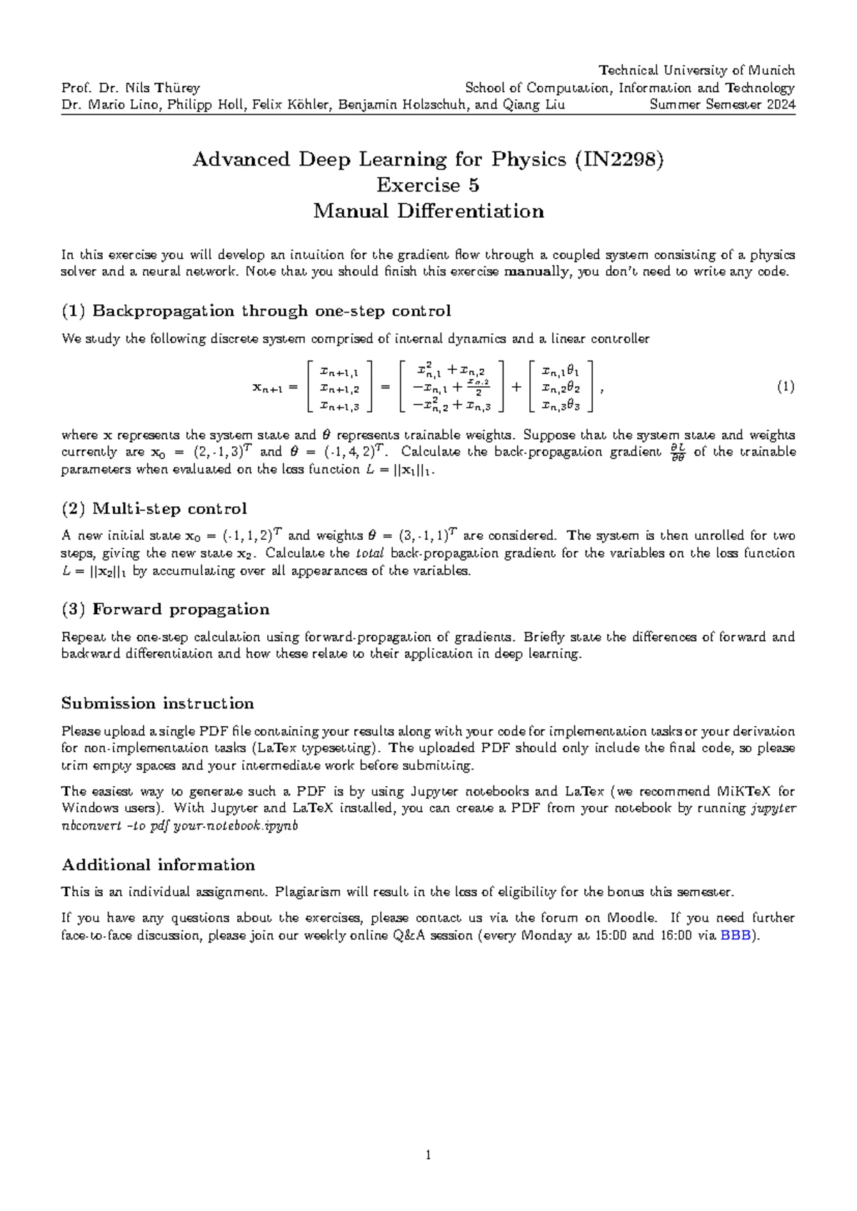 Geometry Processing (Course Code: 1) - Exercise 1 Overview - Studocu