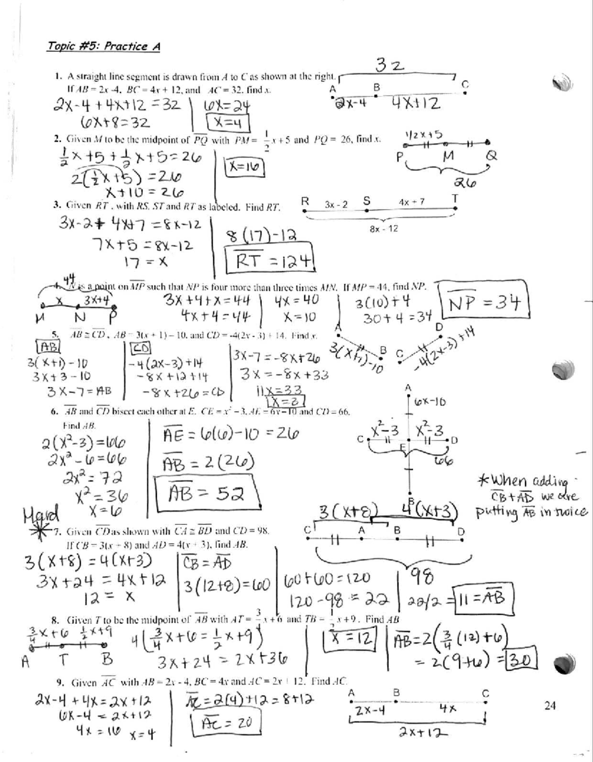 Topic 5: Practice Questions for Geometry Concepts (C C D) - Studocu