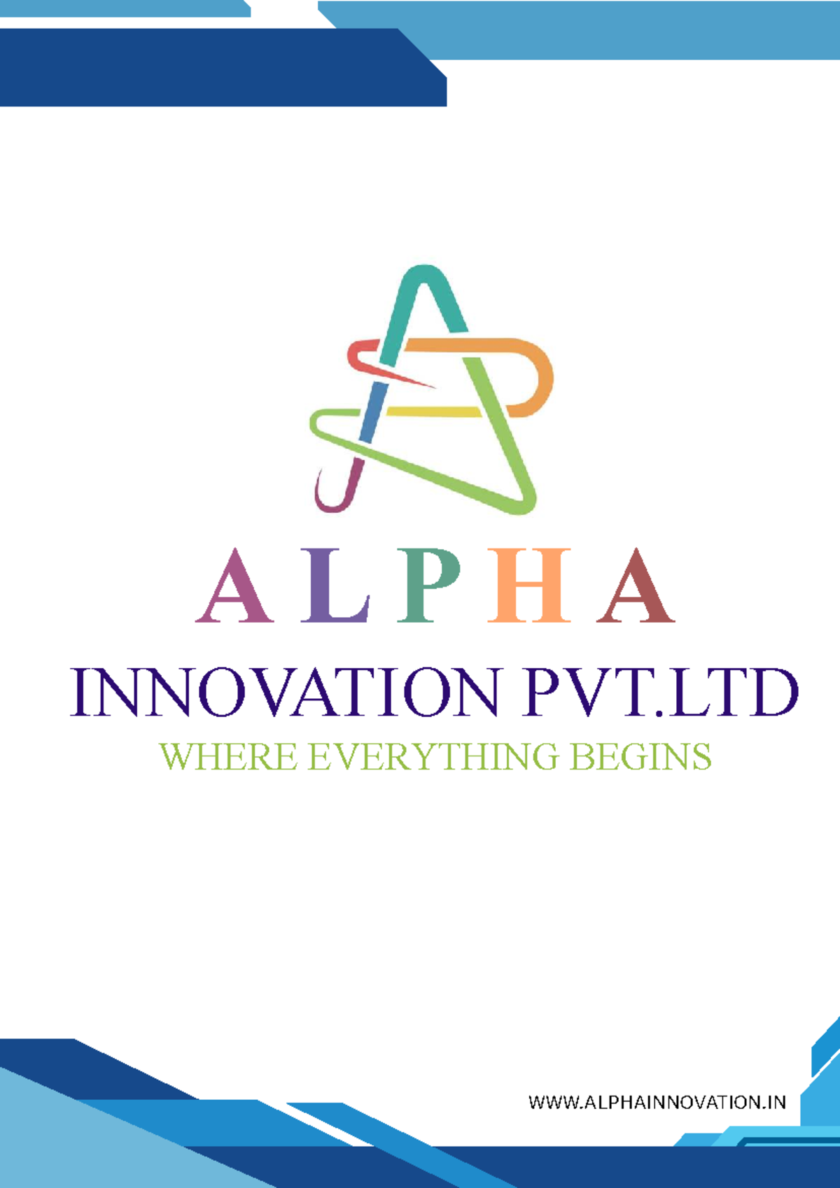 ALPHA INNOVATION PVT.LTD: Industrial Training Internship Program - Studocu