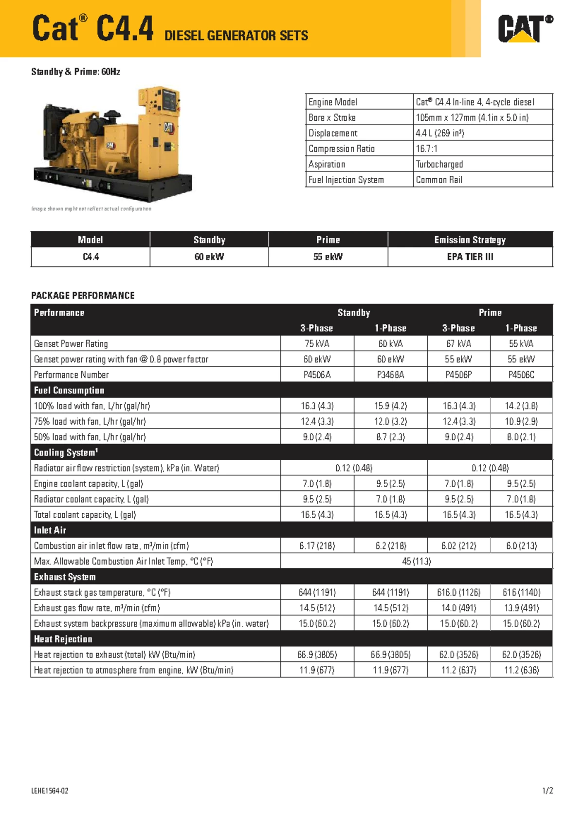 Cummins C4 Engine Specification Sheet - Model F20 Data Overview - Studocu