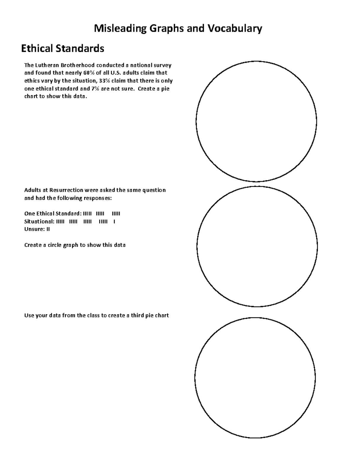 Misleading Graphs and Vocabulary Guided Notes - Misleading Graphs and ...