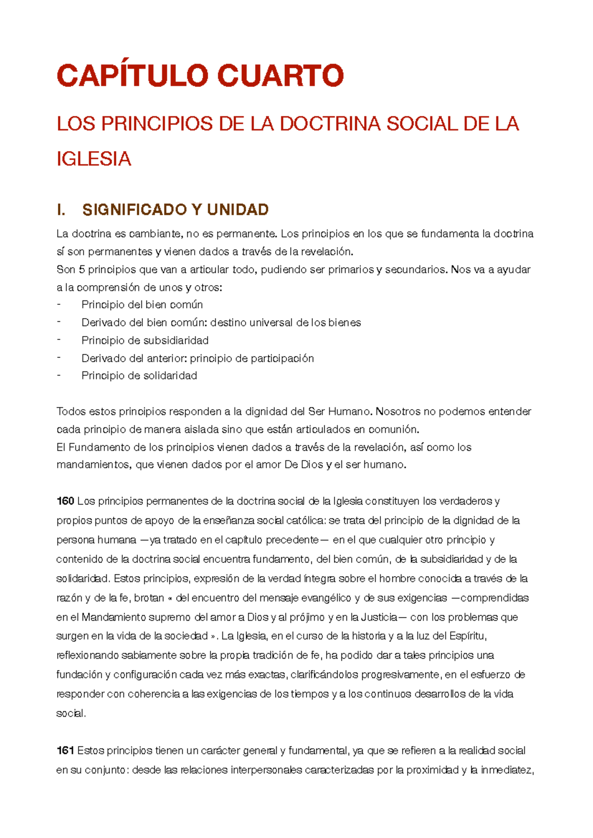 TEMA 4 DSI: Principios de la Doctrina Social de la Iglesia y su ...