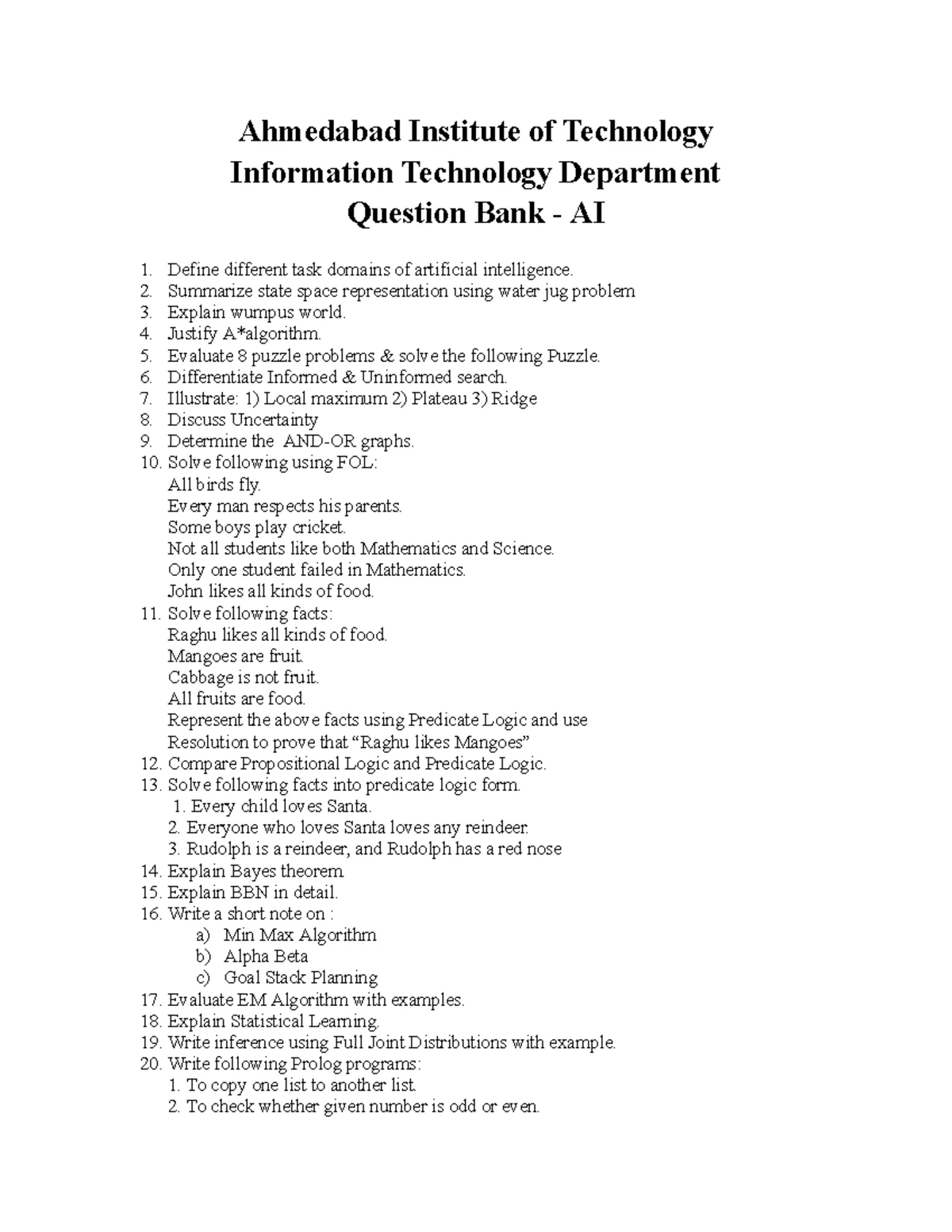 Applied Machine Learning Lab Manual - ICT 4th Year Practical Guide ...