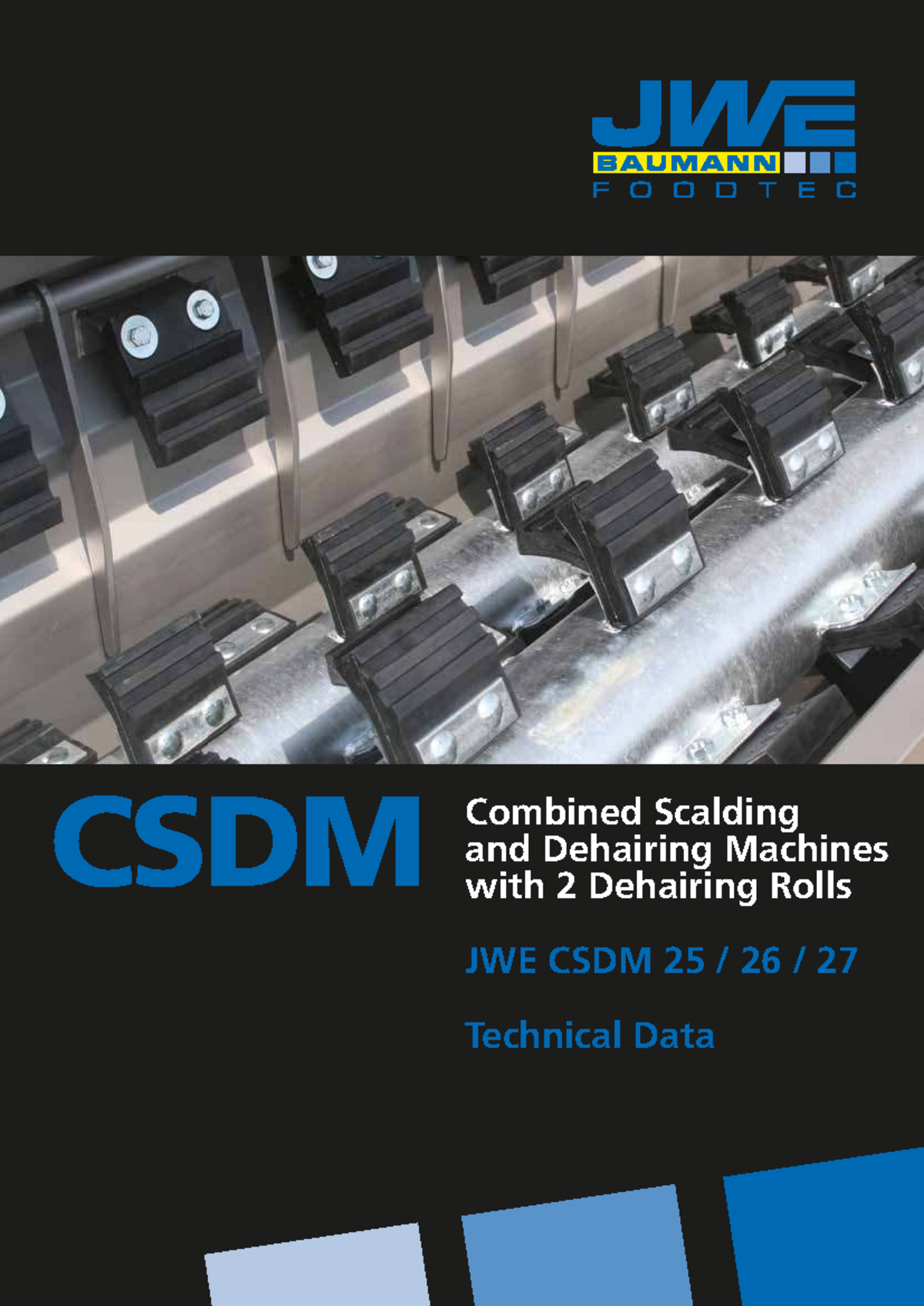 JWE CSDM Technical Data Sheet for Combined Scalding & Dehairing ...
