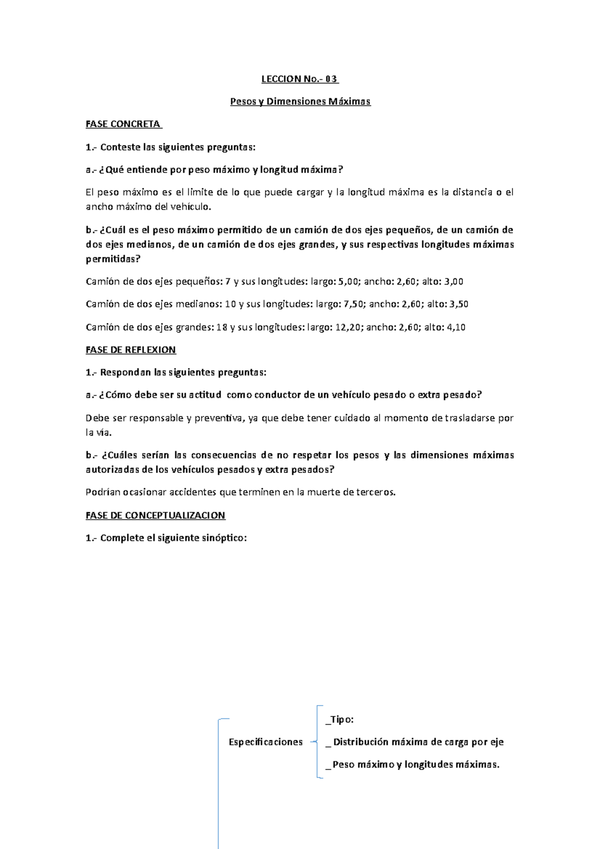 Tarea No.03 - Pesos y Dimensiones Máximas de Vehículos Pesados - Document Preview