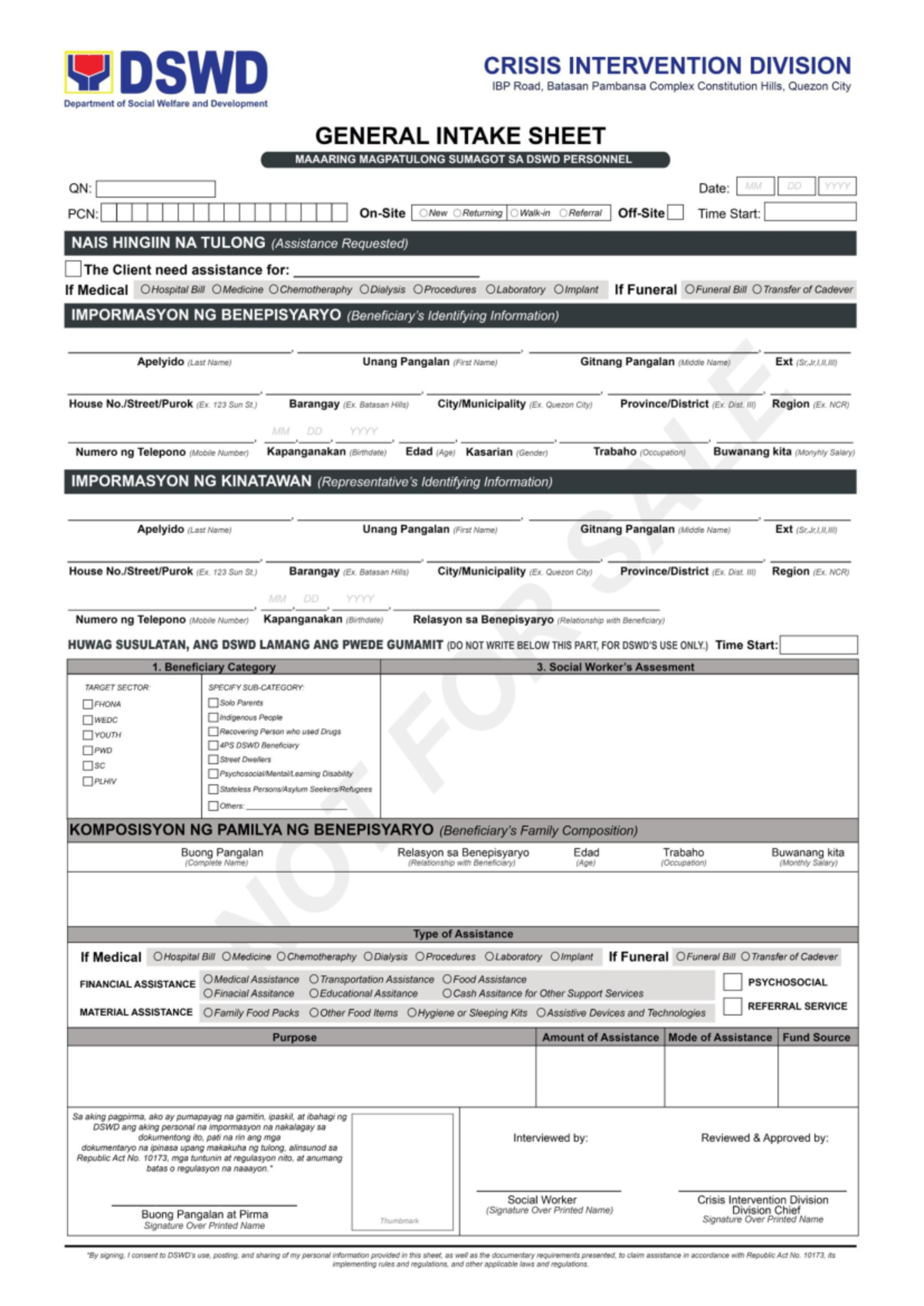 GIS - Intake Sheet - social psychology - Studocu