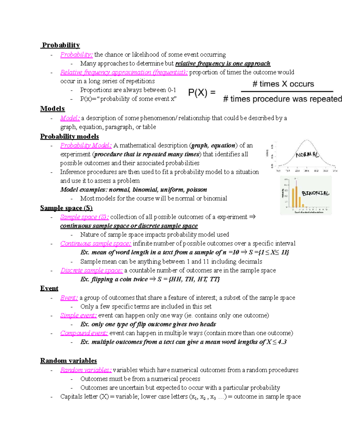 Probability models: understanding concepts and applications in ...