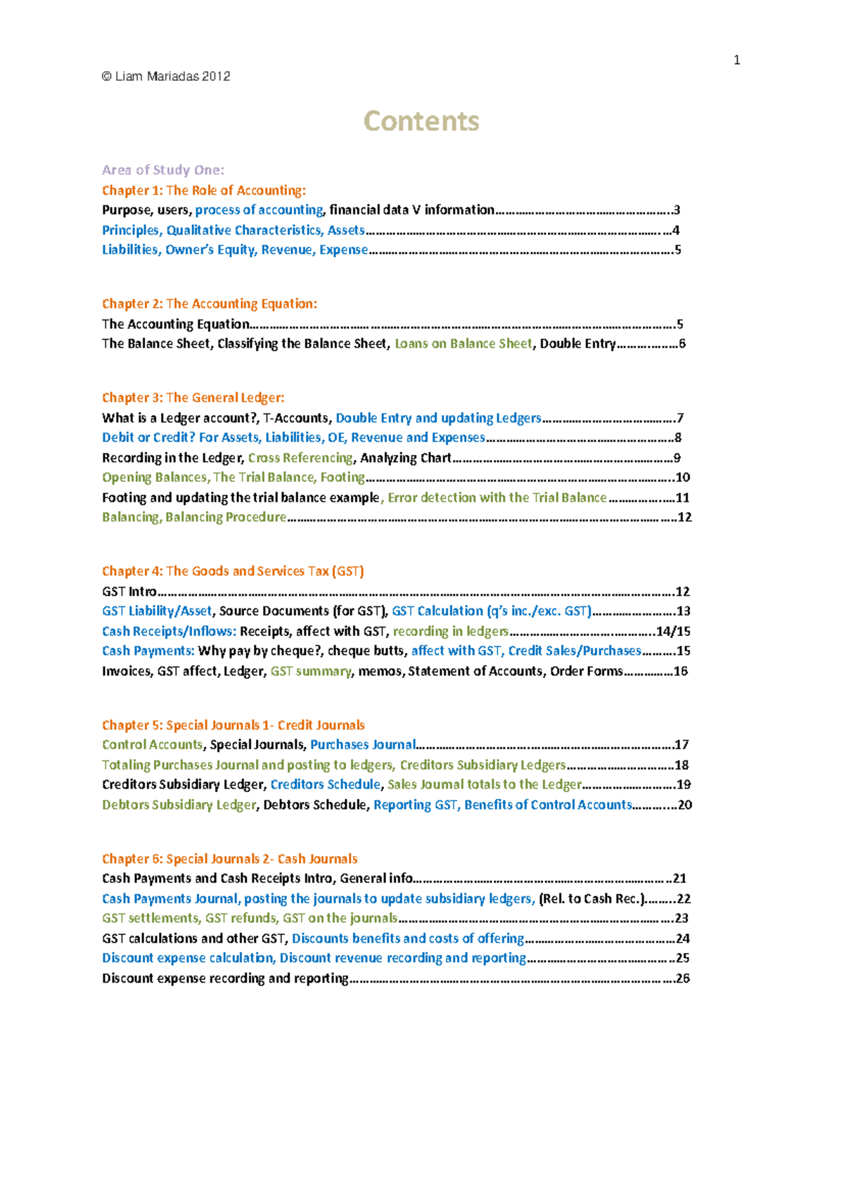 Unit 3 Accounting Notes: Key Concepts and Principles - Studocu