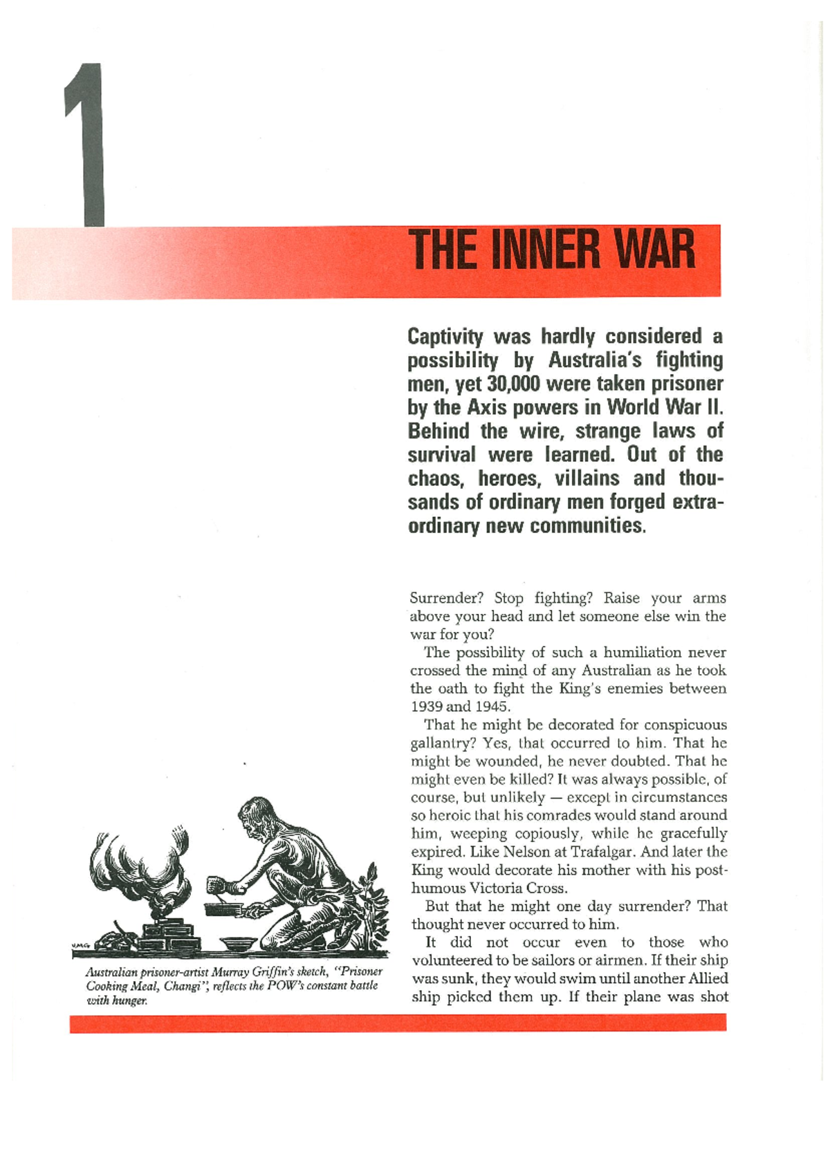 1 THE INNER WAR: Survival and Captivity of Australian POWs in WWII ...