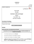 PVL3704 - Unisa - Law Of Enrichment Liabilty And Estoppel - Studocu