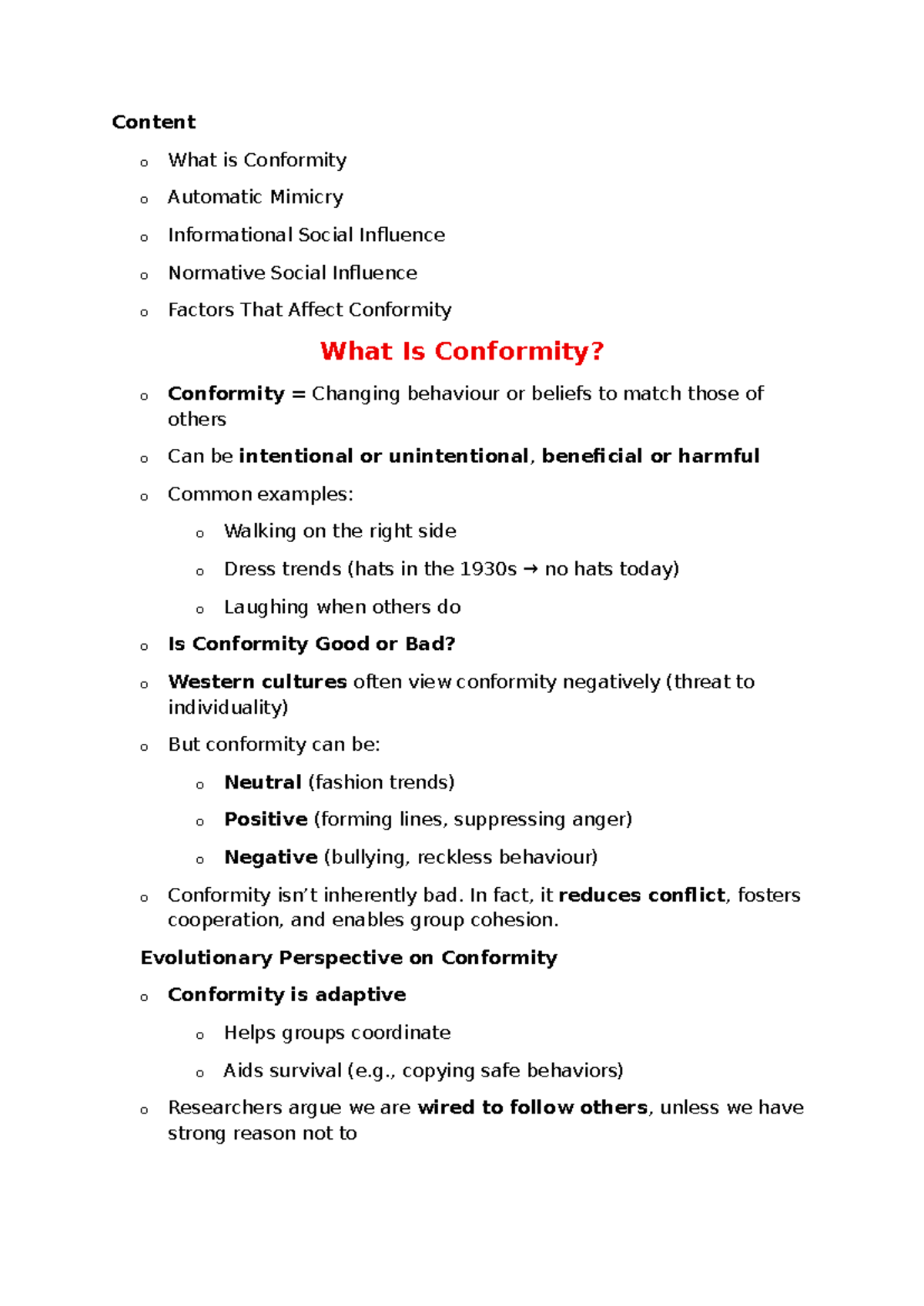 Understanding Conformity, Compliance, and Obedience in Social Influence ...