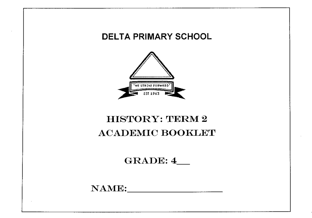 Grade 4 History Workbook: Term 2 - Leadership Qualities and Lessons ...