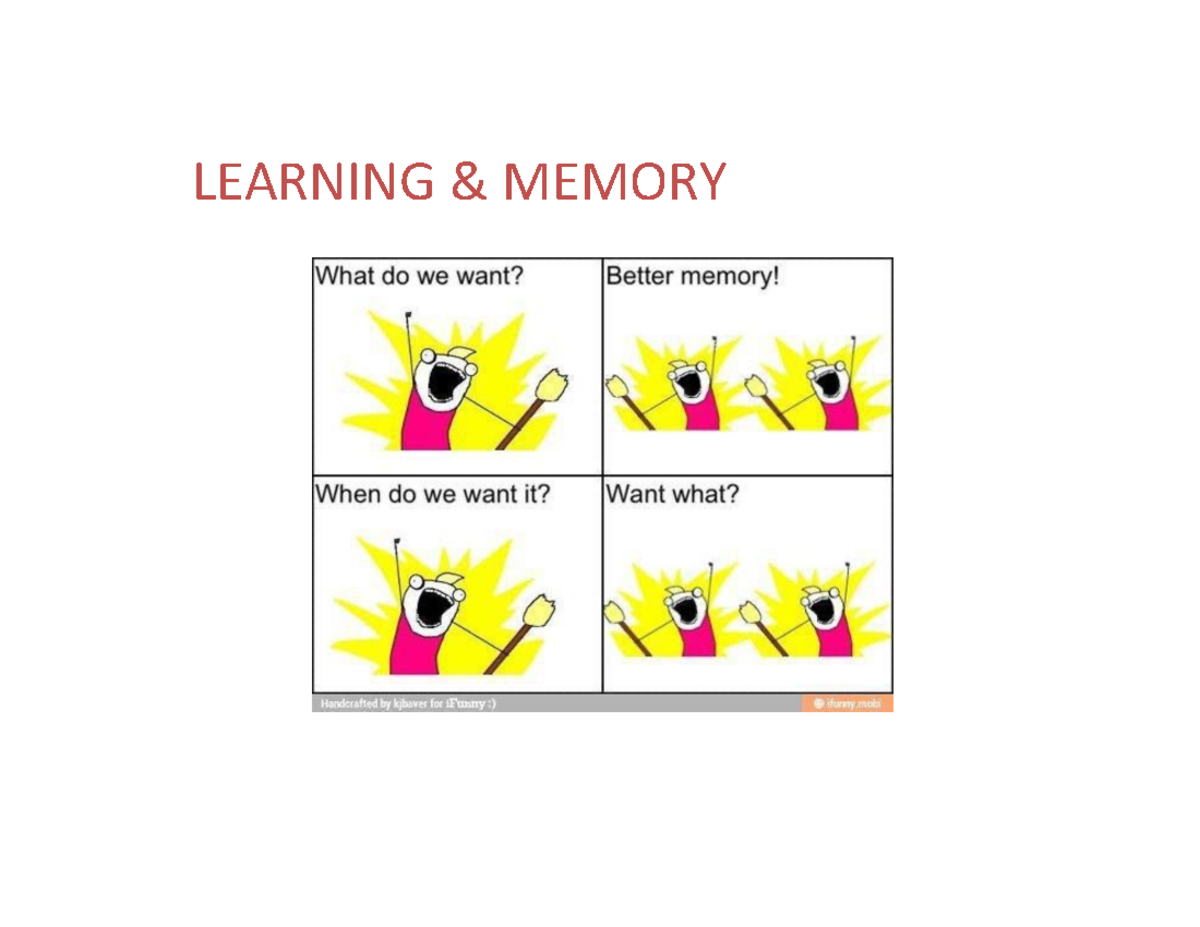 Learning & Memory Overview: Key Concepts & Case Studies (PSY 101 ...