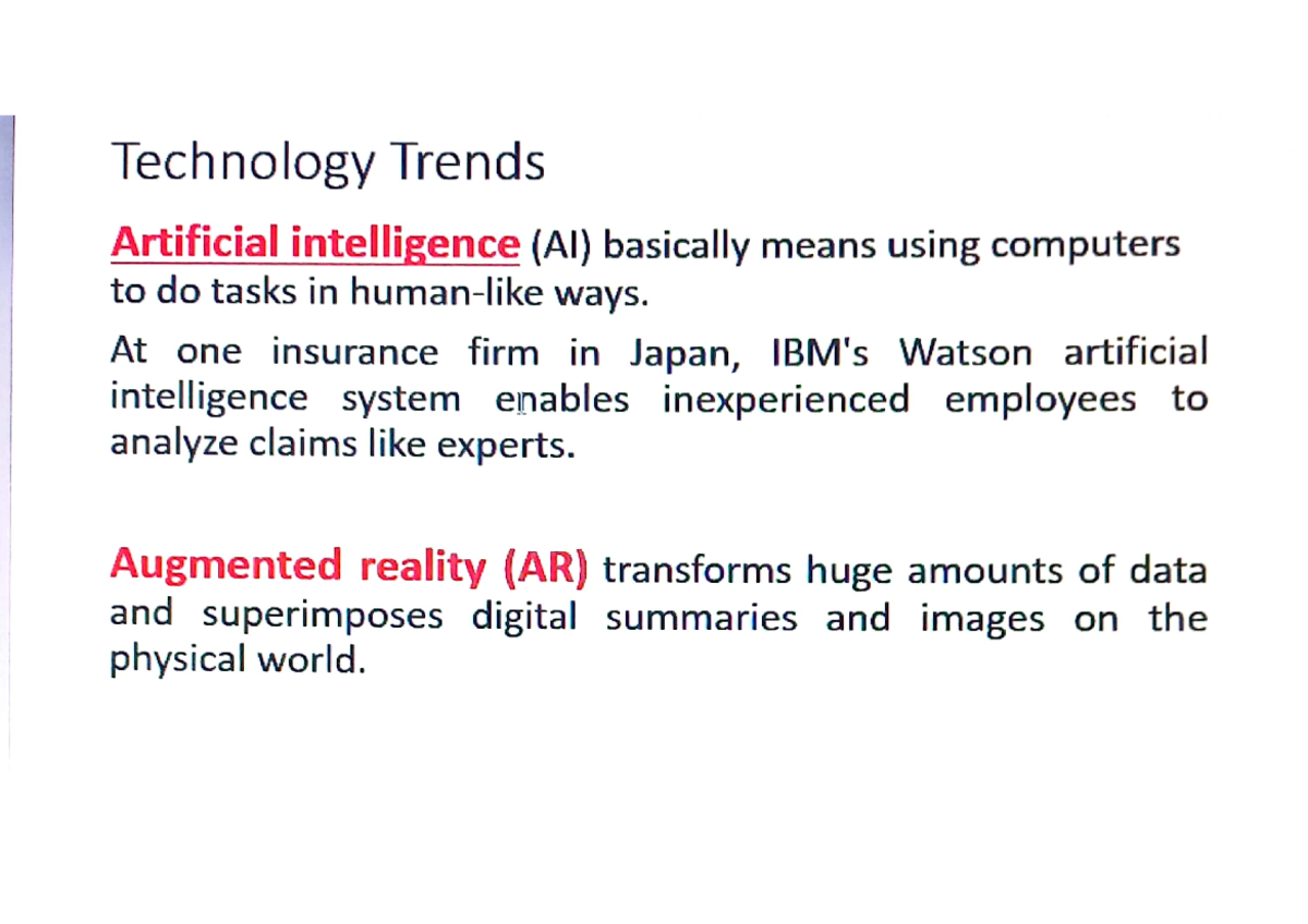HRM Lec 3 - ok hai - Technology Trends Artificial intelligence (AI ...