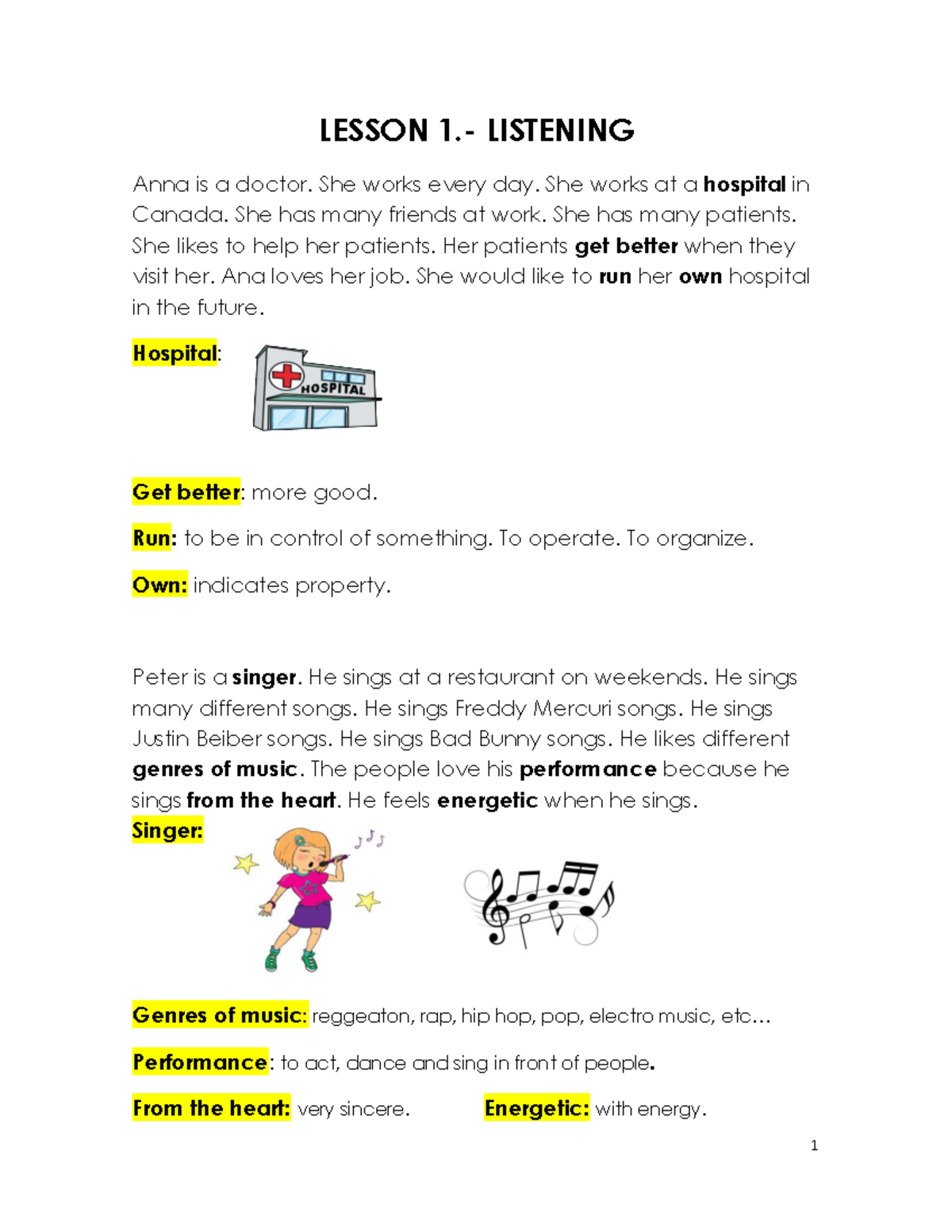 Thirdbook 2 - English Listening Practice Lessons - Studocu