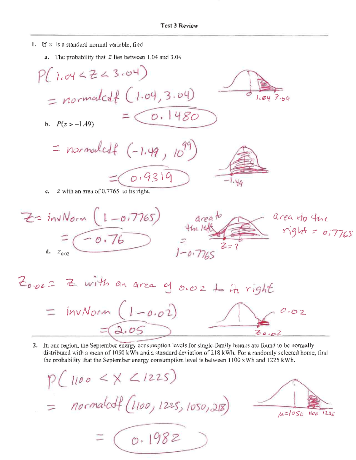 Constructing Confidence Intervals and Analyzing Normal Distributions ...