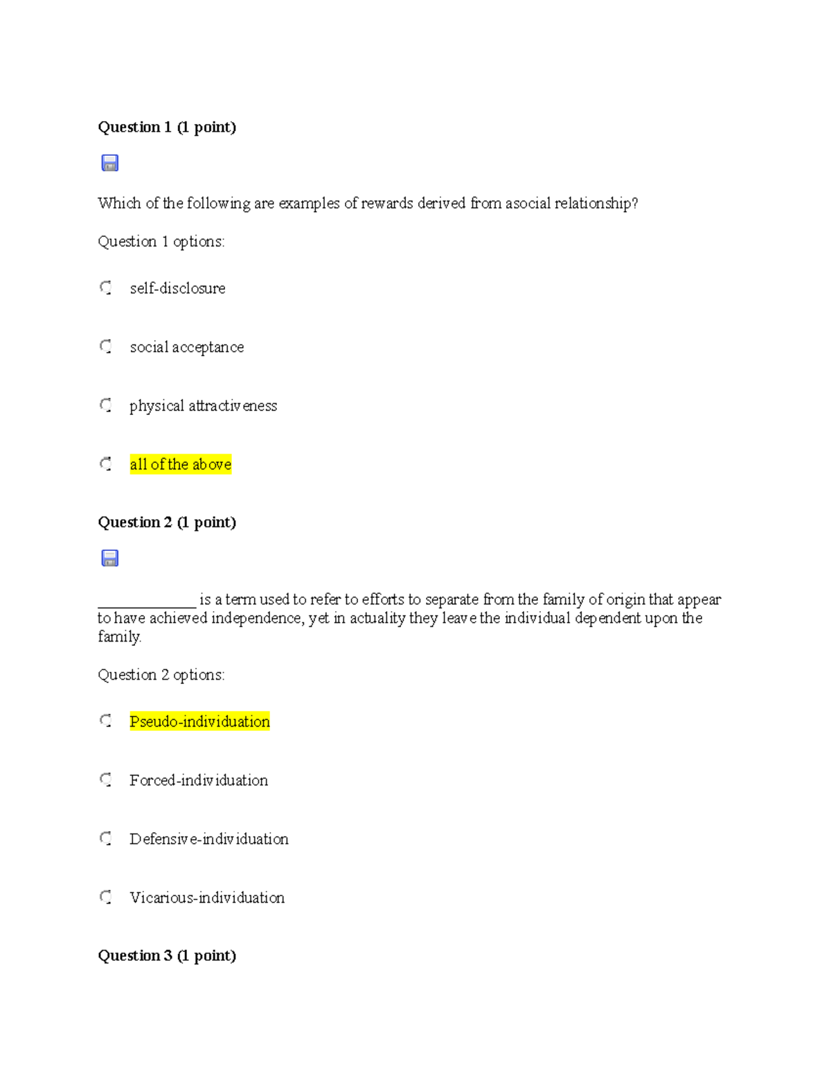 Quiz 3 - Question 1 (1 point) - Studocu