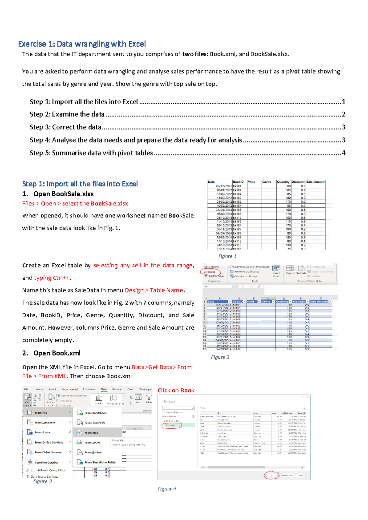 Excel Data Wrangling and Sales Analysis (Exercise 3) - Studocu