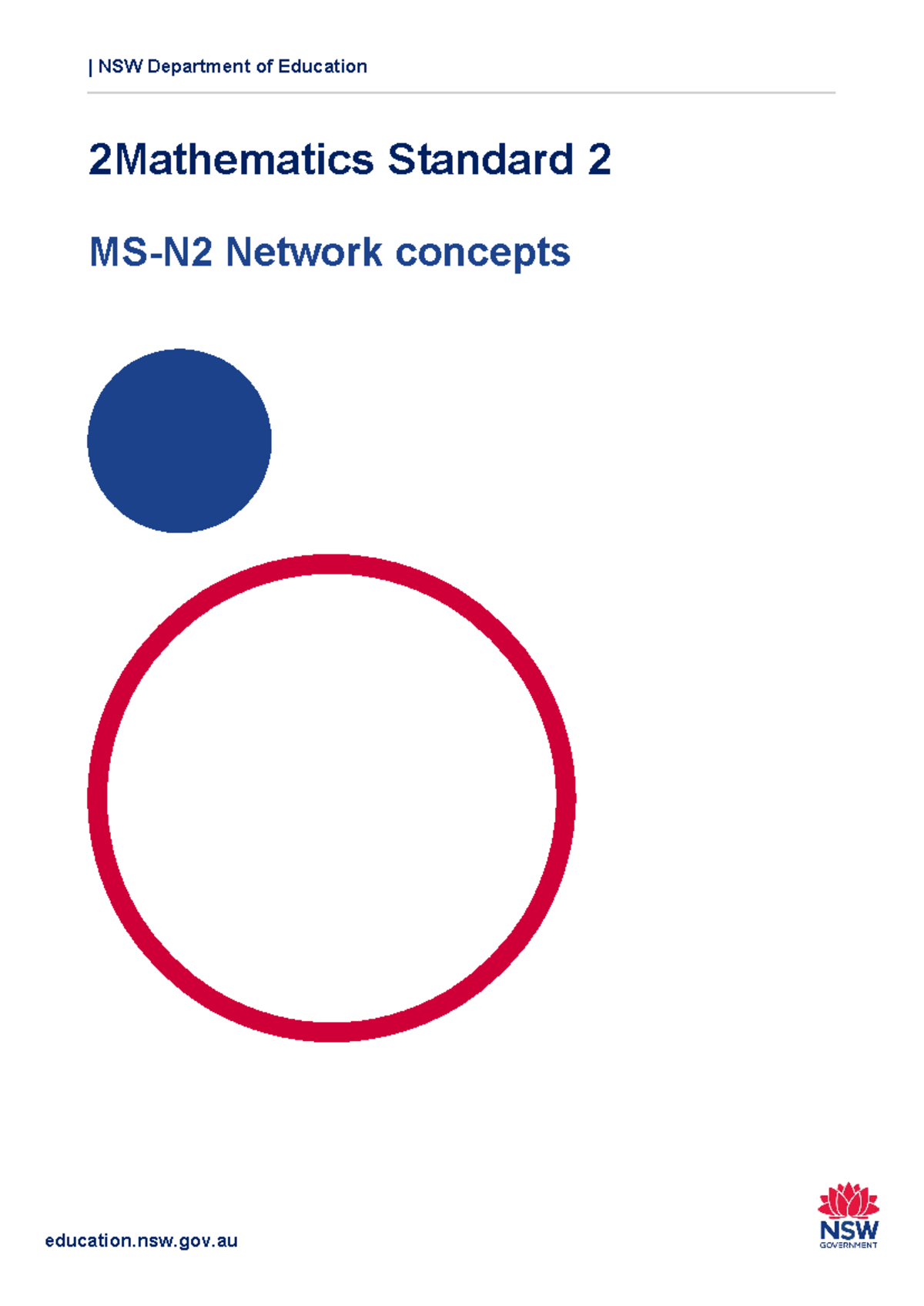Mathematics Standard MS-N2: Network Concepts Exam Preparation Notes ...